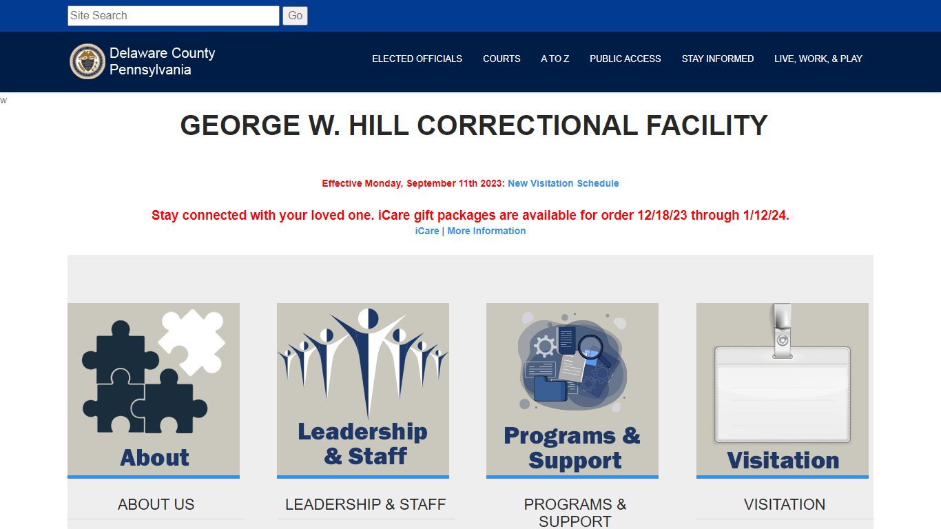George W. Hill Correctional Facility - Delaware County, PA