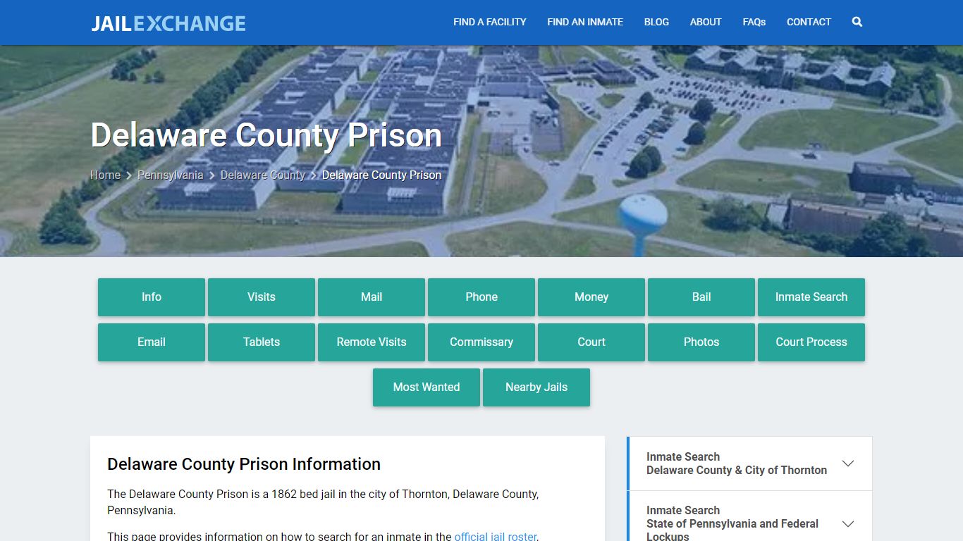 Delaware County Prison, PA Inmate Search, Information - Jail Exchange